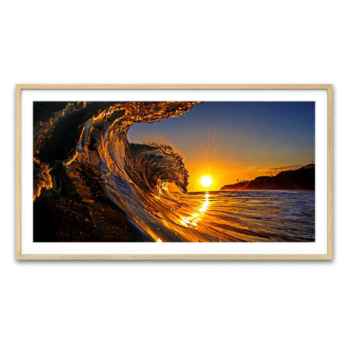 Framed Print 2x1 Natural