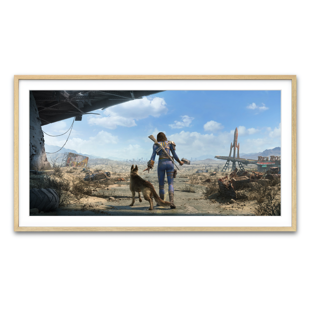 Framed Print 2x1 Natural