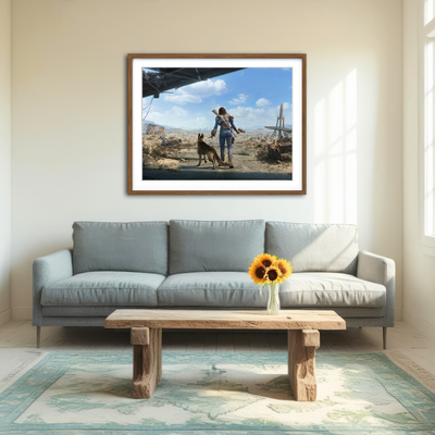 AUTO-MOCKUP ROOM | Sole Survivor Fallout Wall Art