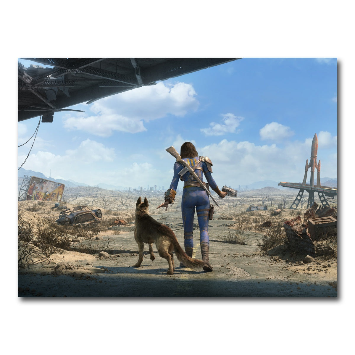 AUTO-MOCKUP WHITE | Sole Survivor Fallout | 1 Piece | Gallery Wrap Canvas | group=4x3