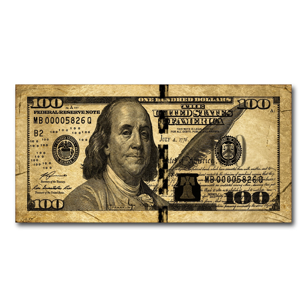 Solid Gold Benny Wall Art