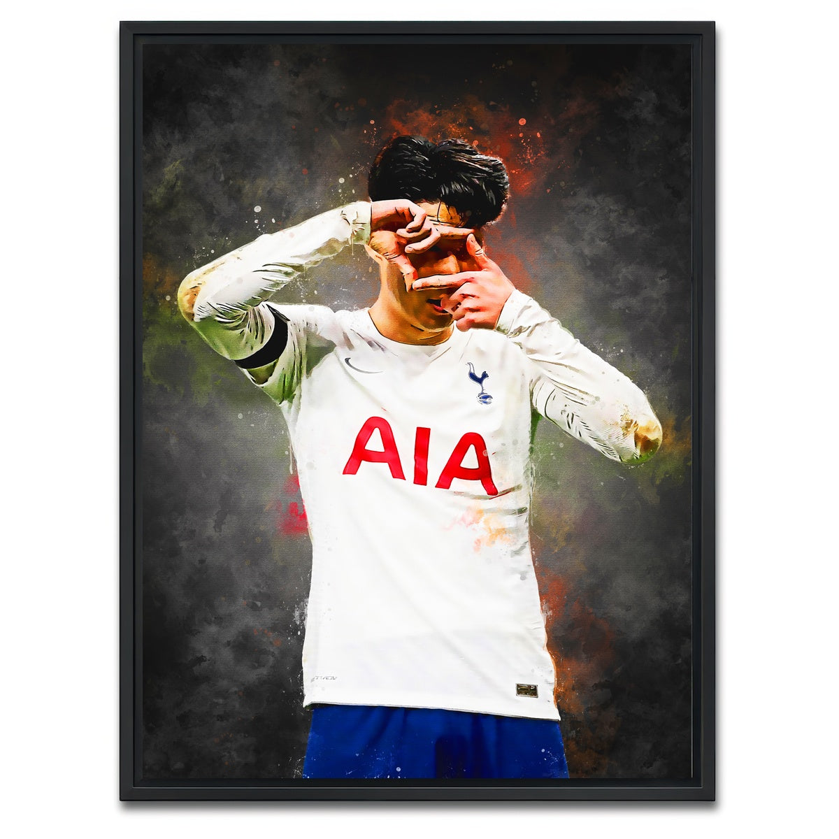 AUTO-MOCKUP WHITE | Son Heung-min | 1 Piece | Black Framed Canvas | group=3x4