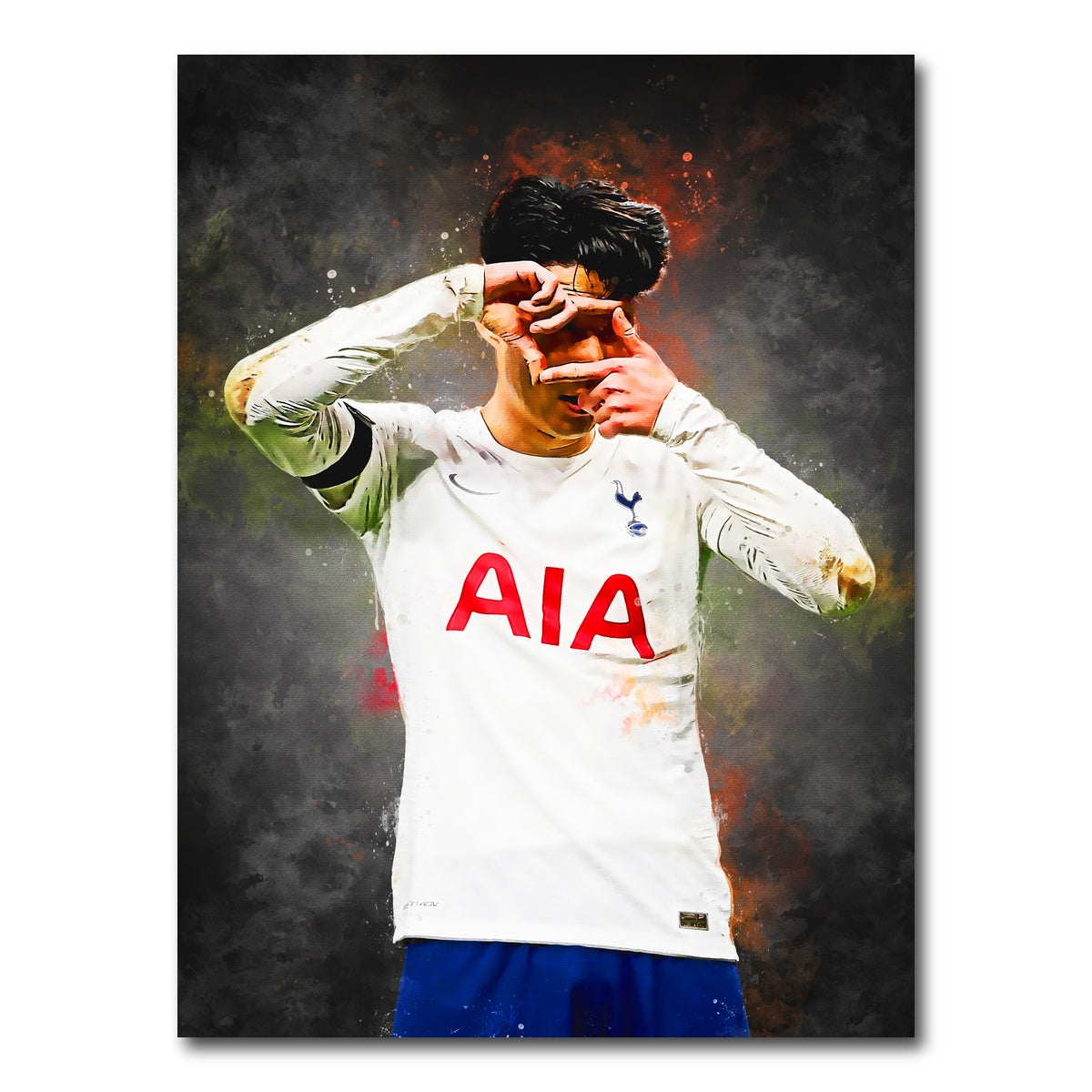 AUTO-MOCKUP WHITE | Son Heung-min | 1 Piece | Gallery Wrap Canvas | group=3x4