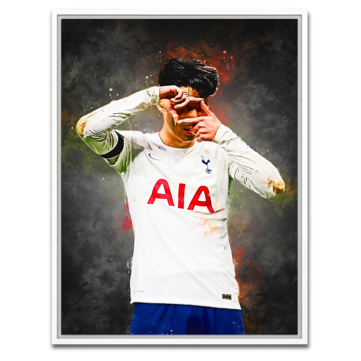 AUTO-MOCKUP WHITE | Son Heung-min | 1 Piece | White Framed Canvas | group=3x4