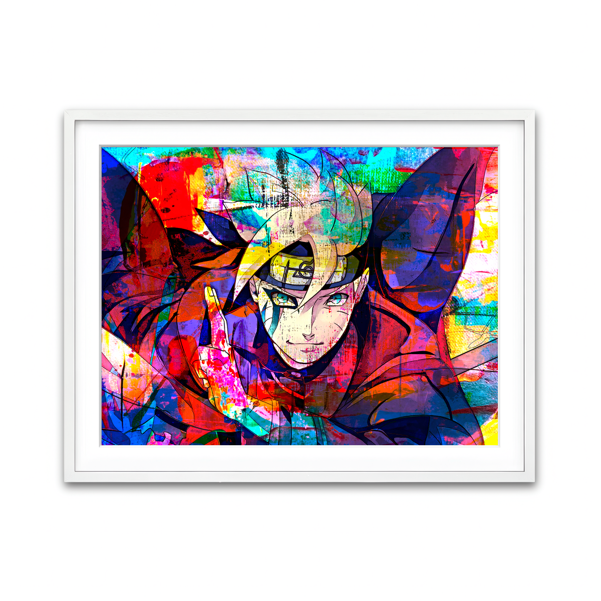 Framed Print 4x3 White