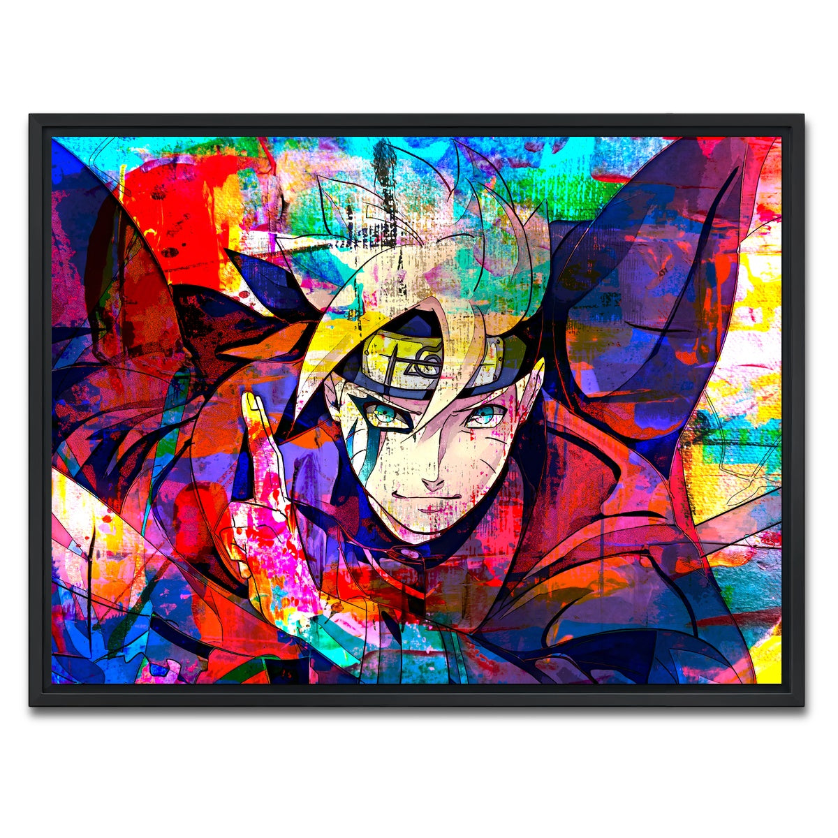AUTO-MOCKUP WHITE | Son Of Hokage | 1 Piece | Black Framed Canvas | group=4x3