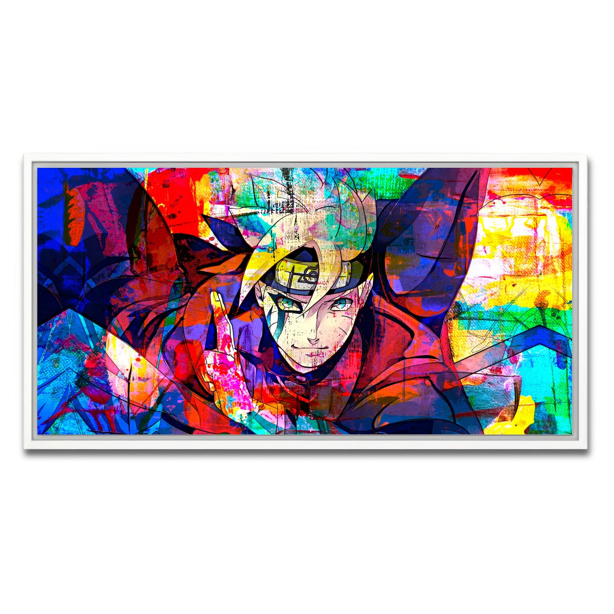 AUTO-MOCKUP WHITE | Son Of Hokage | 1 Piece | White Framed Canvas | group=2x1