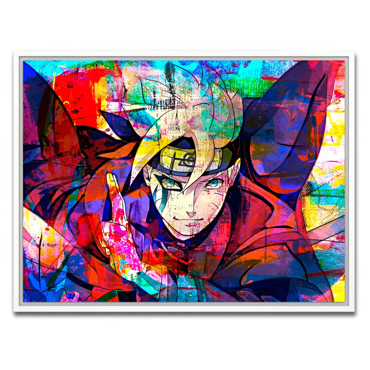 AUTO-MOCKUP WHITE | Son Of Hokage | 1 Piece | White Framed Canvas | group=4x3