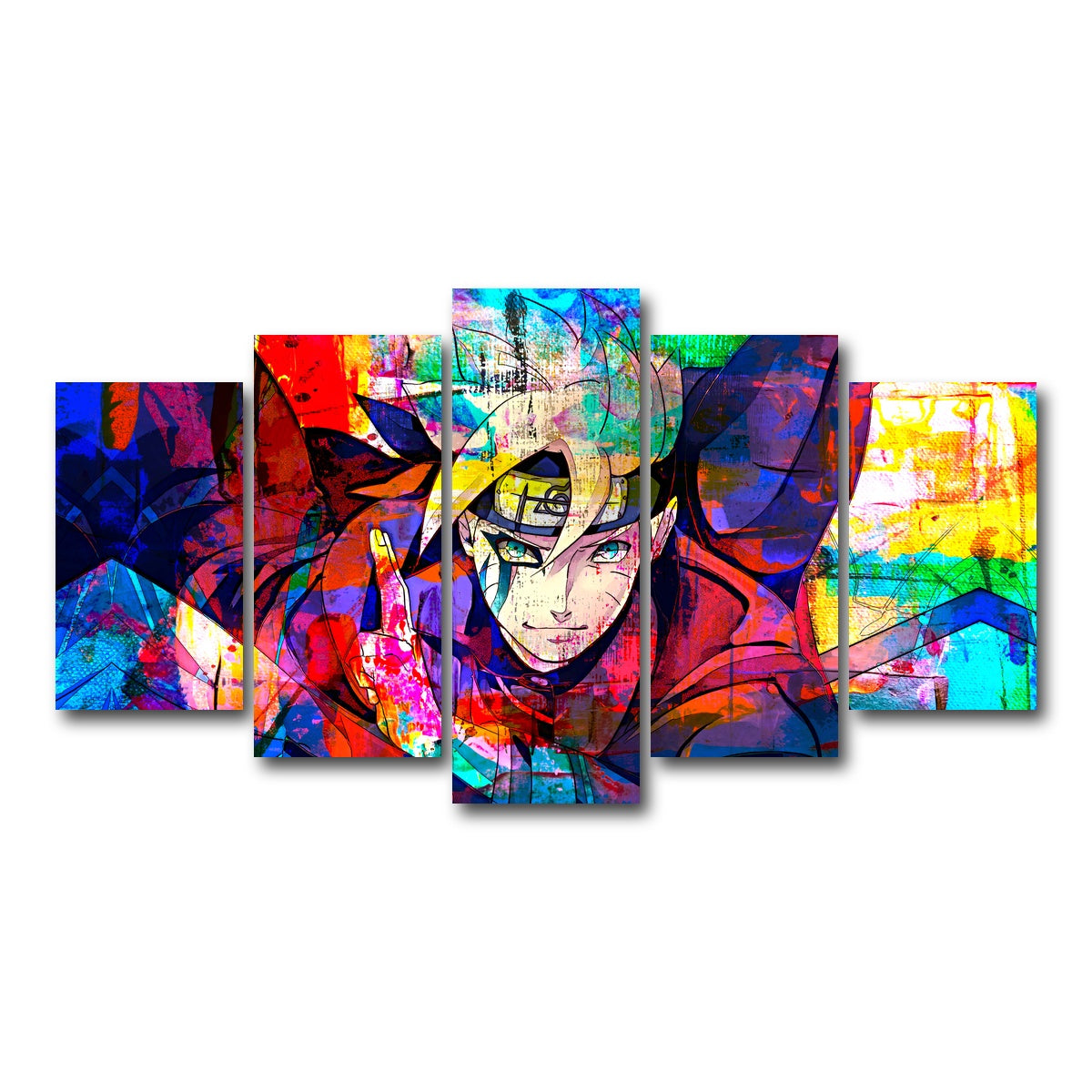 AUTO-MOCKUP WHITE | Son Of Hokage | 5 Piece | Gallery Wrap Canvas | group=5_normal