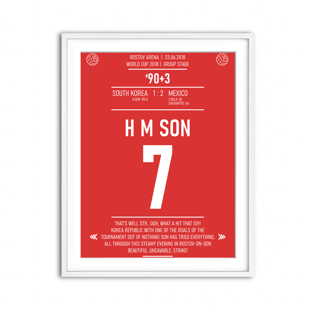 Framed Print 3x4 White