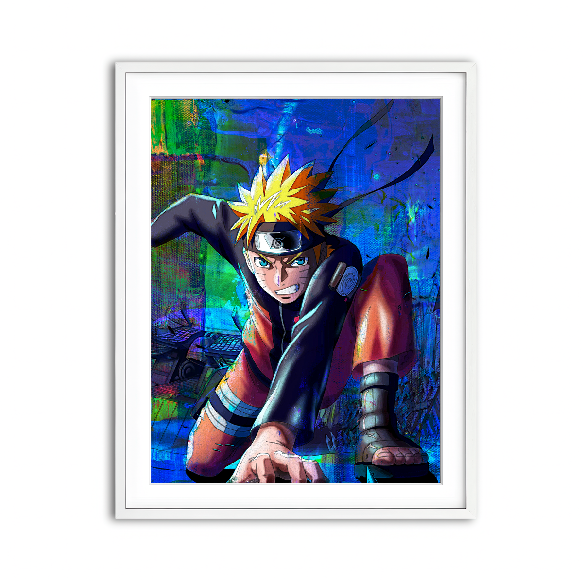 Framed Print 3x4 White