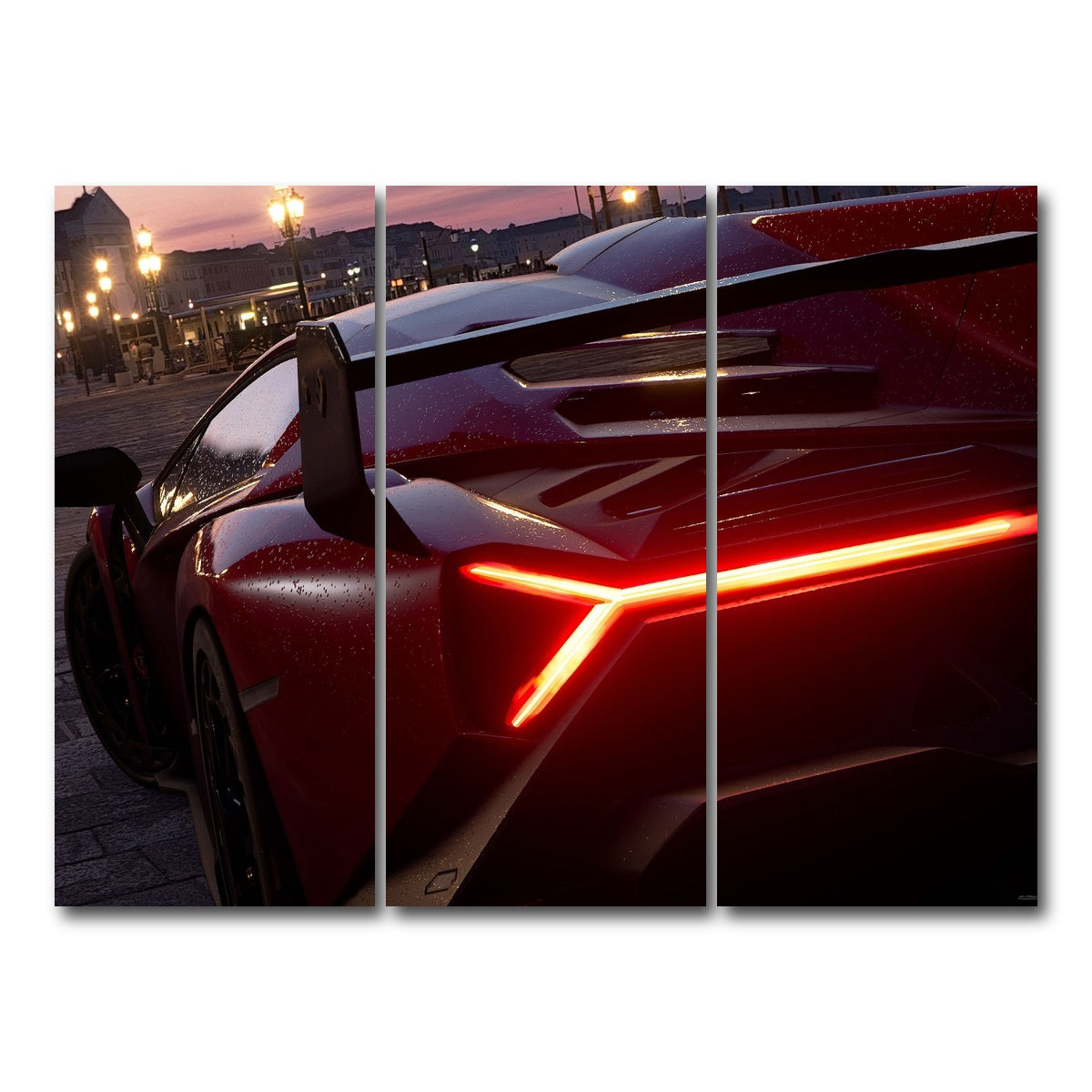 AUTO-MOCKUP WHITE | Soul Eater | 3 Piece | Gallery Wrap Canvas | group=8x18