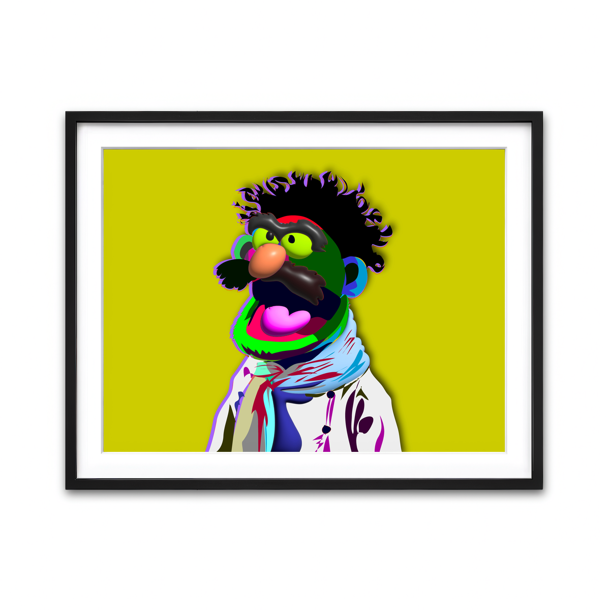 Framed Print 4x3 Black