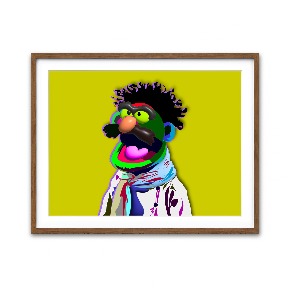 Framed Print 4x3 Walnut