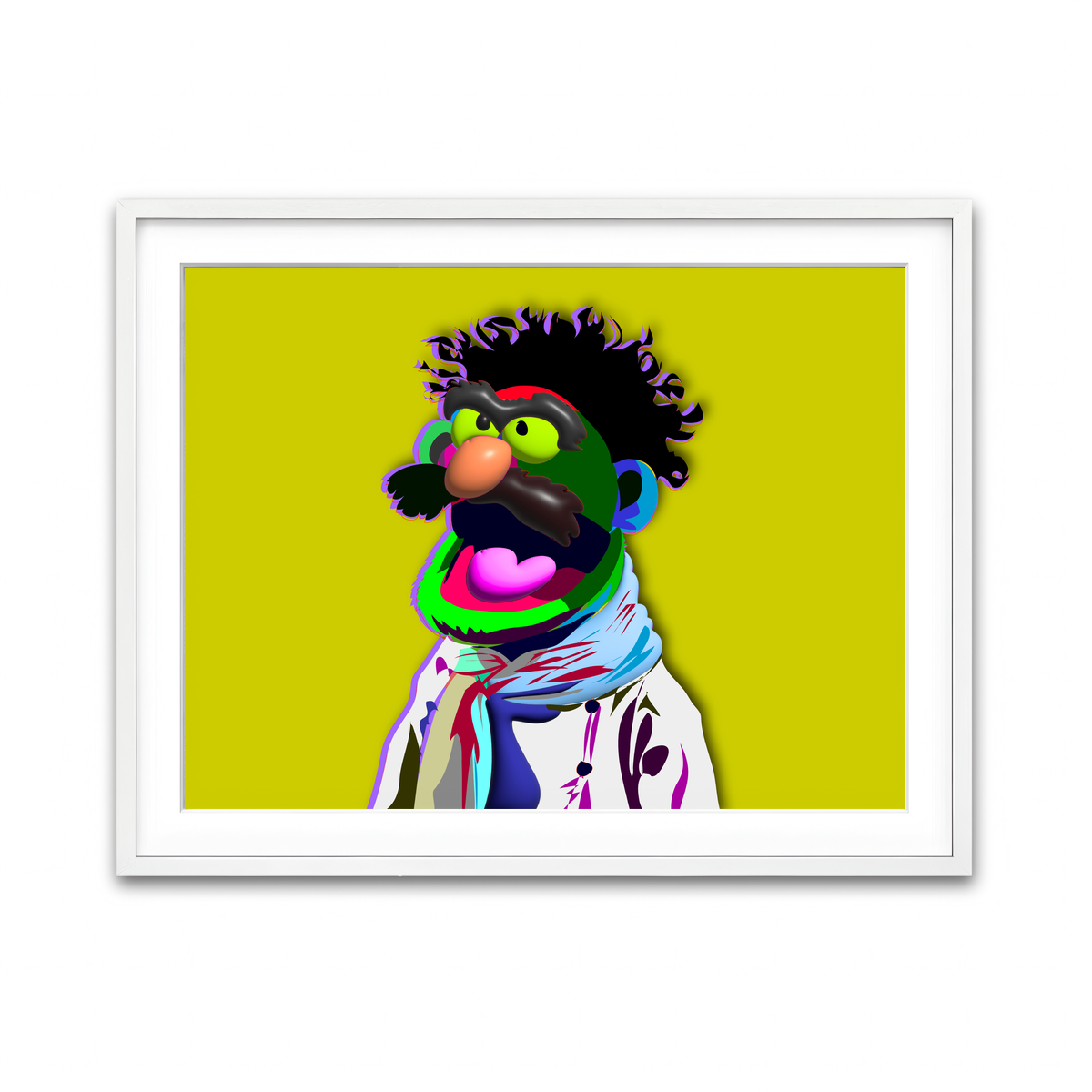 Framed Print 4x3 White