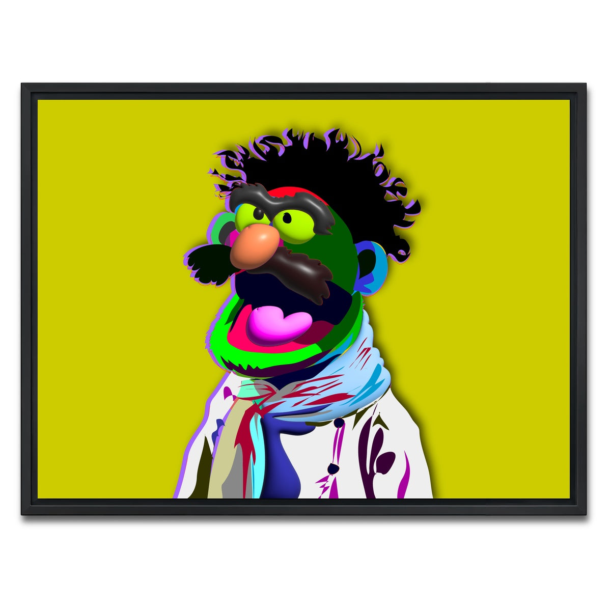 AUTO-MOCKUP WHITE | Soup Nazi | 1 Piece | Black Framed Canvas | group=4x3