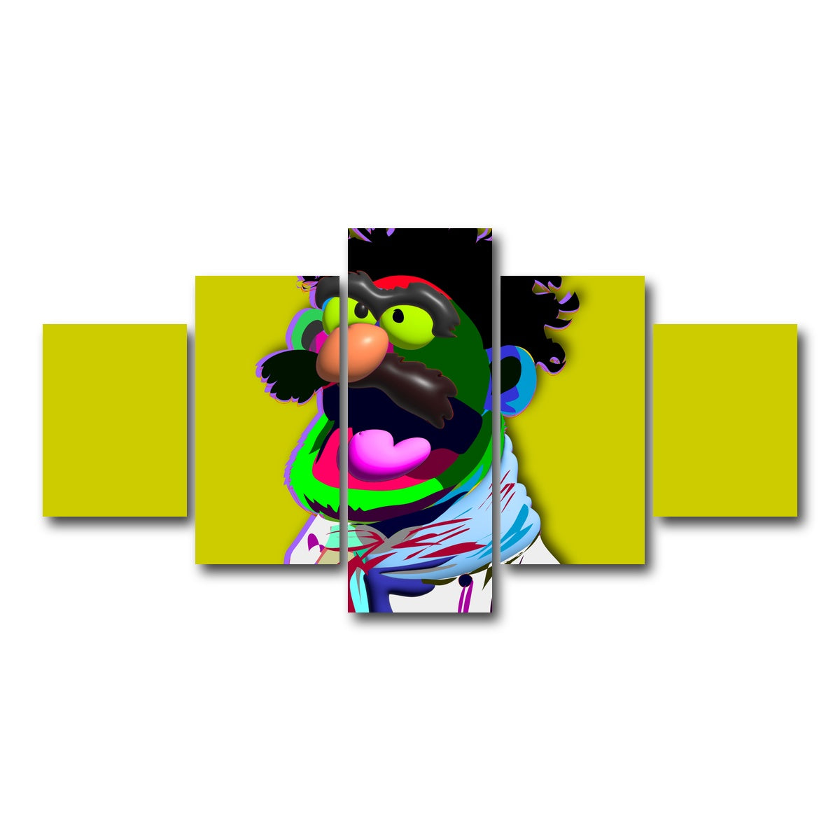 AUTO-MOCKUP WHITE | Soup Nazi | 5 Piece | Gallery Wrap Canvas | group=5_short