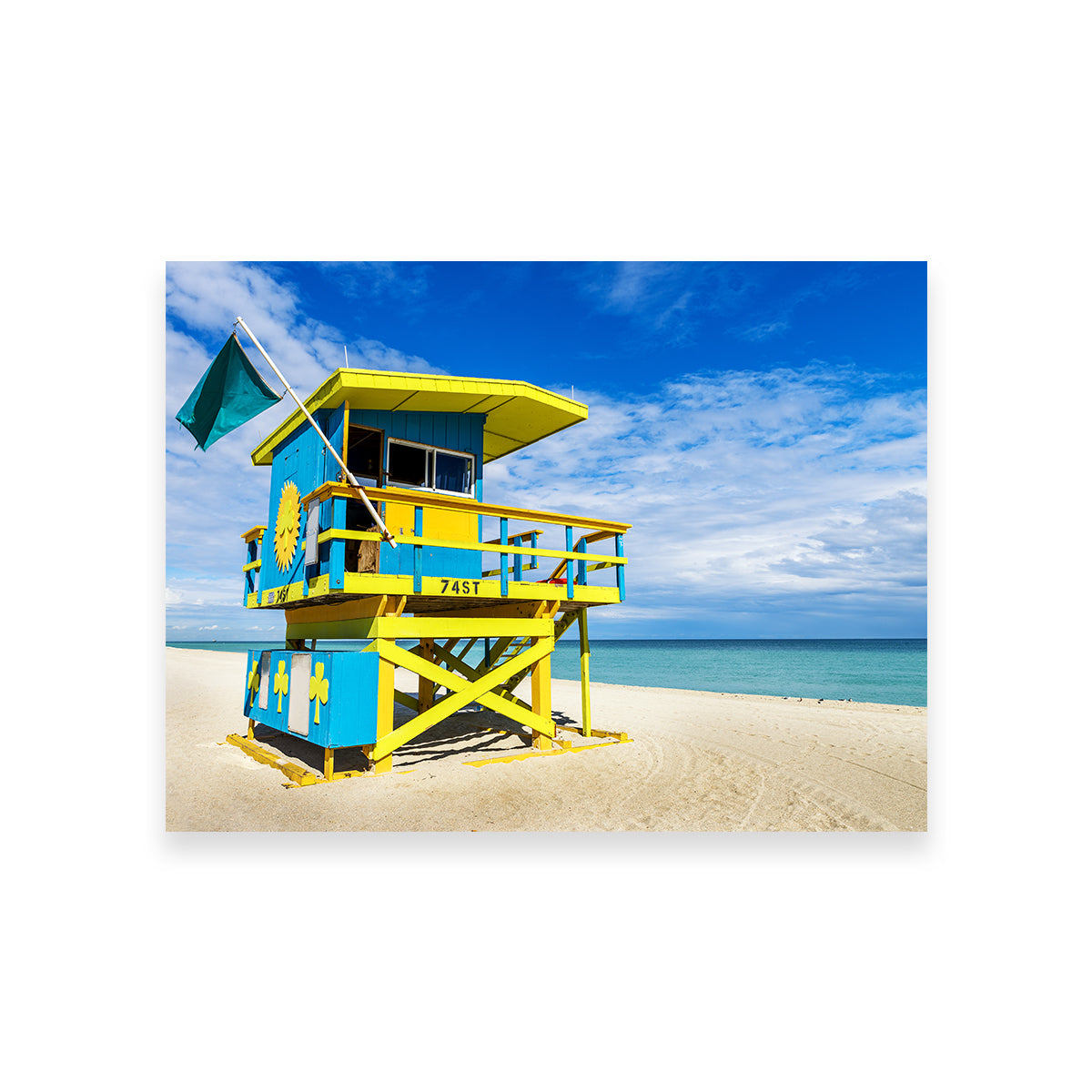 South Beach Lifeguard Tower Wall Art