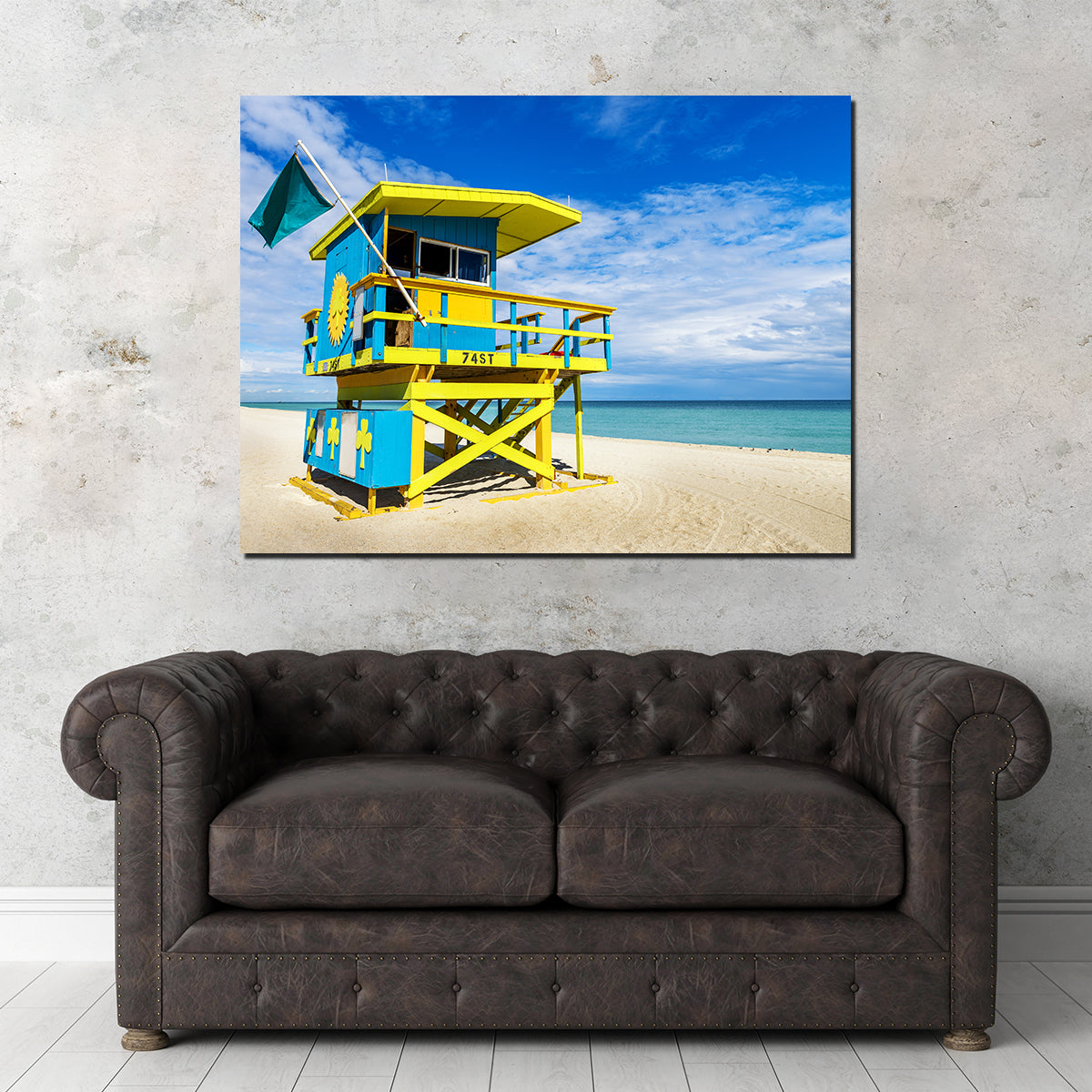 South Beach Lifeguard Tower Wall Art