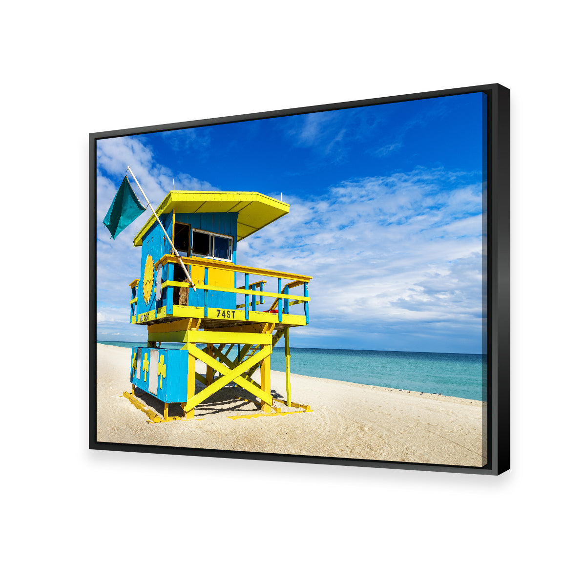 South Beach Lifeguard Tower Wall Art