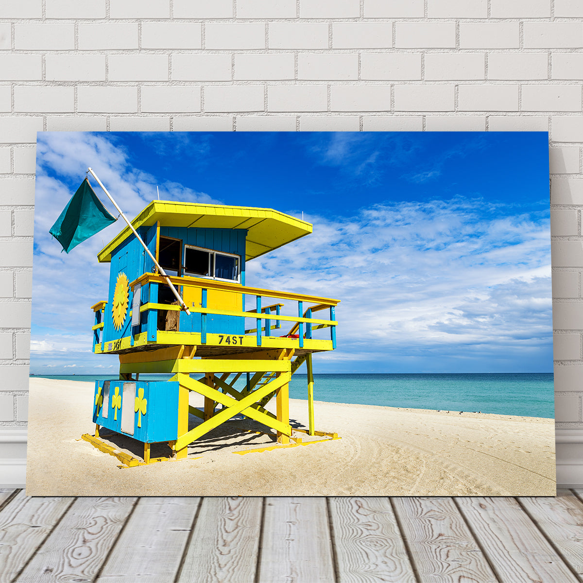 South Beach Lifeguard Tower Wall Art