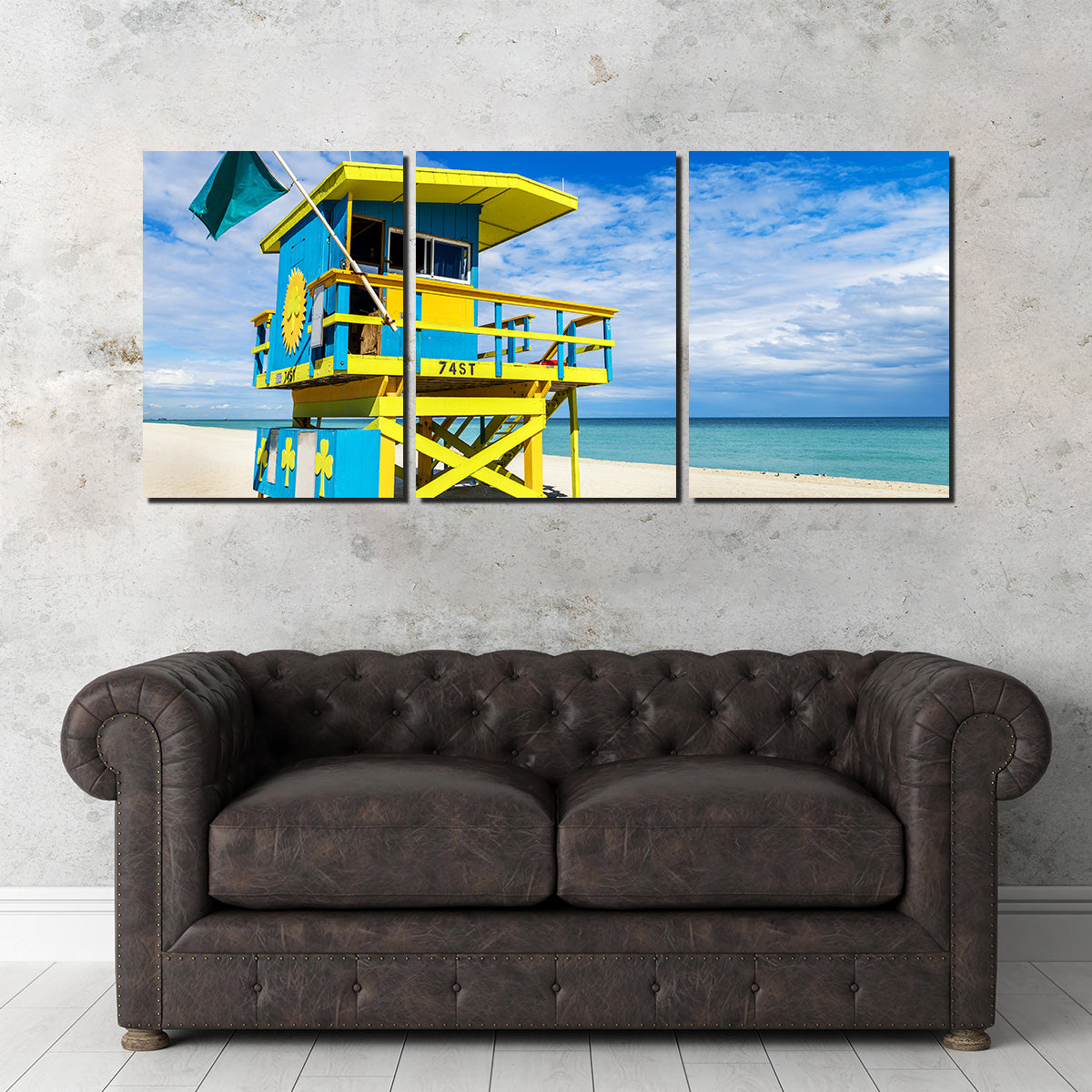 South Beach Lifeguard Tower Wall Art