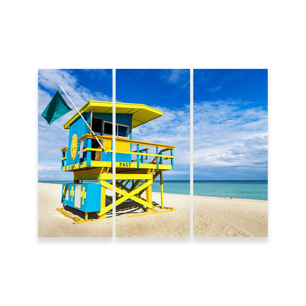 South Beach Lifeguard Tower Wall Art