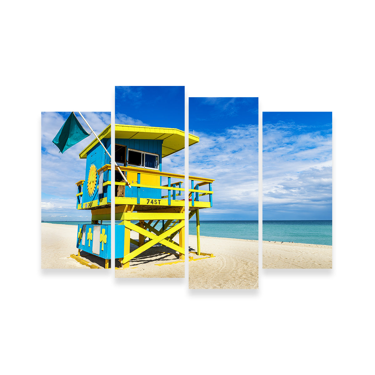 South Beach Lifeguard Tower Wall Art