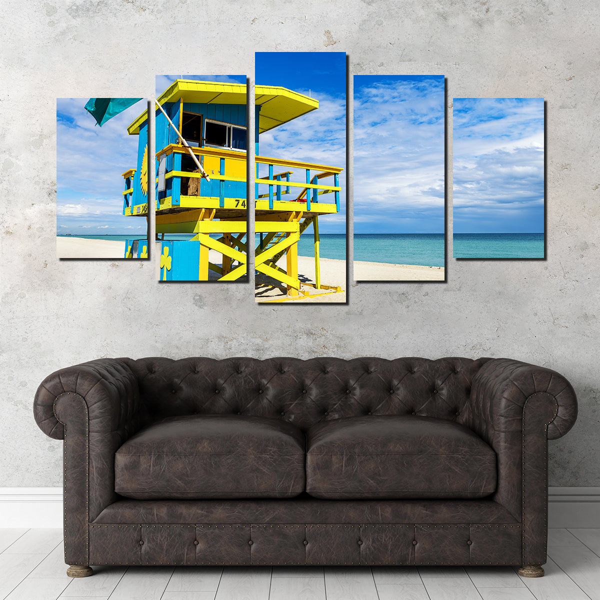 South Beach Lifeguard Tower Wall Art