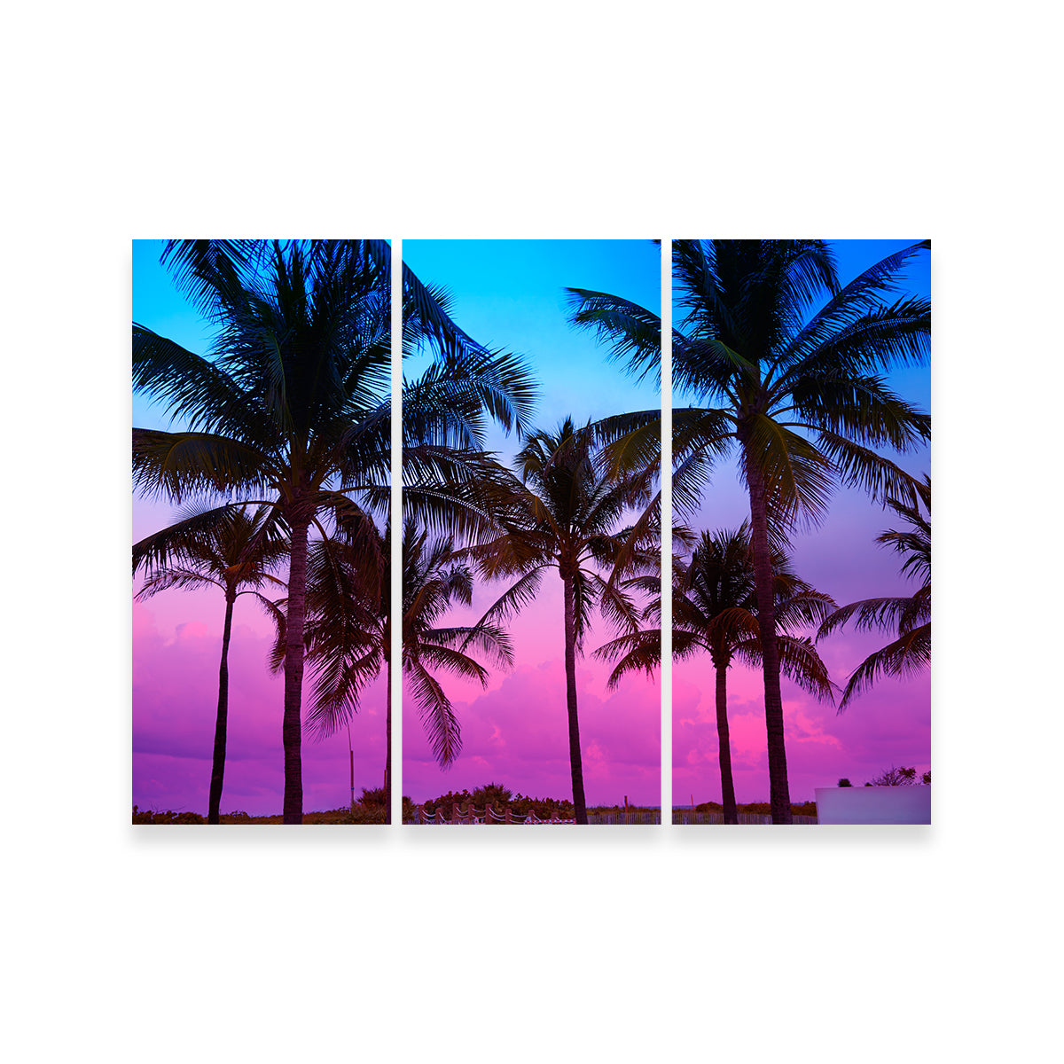 South Beach Sunset Wall Art