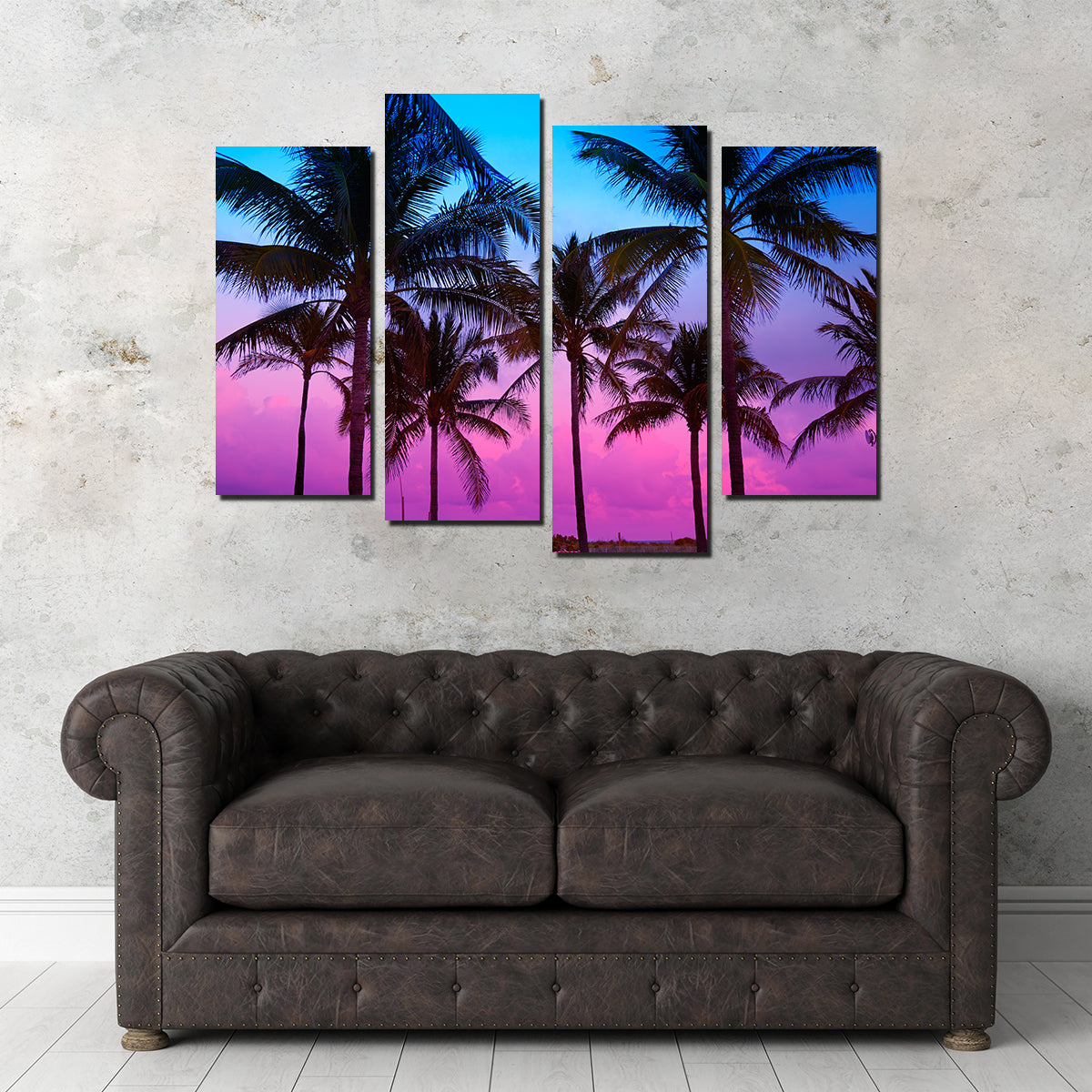 South Beach Sunset Wall Art