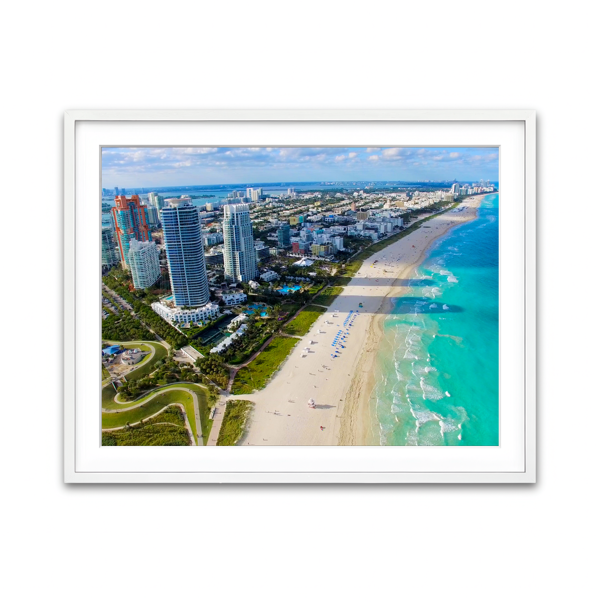 Framed Print 4x3 White