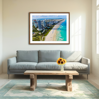 AUTO-MOCKUP ROOM | South Beach Wall Art