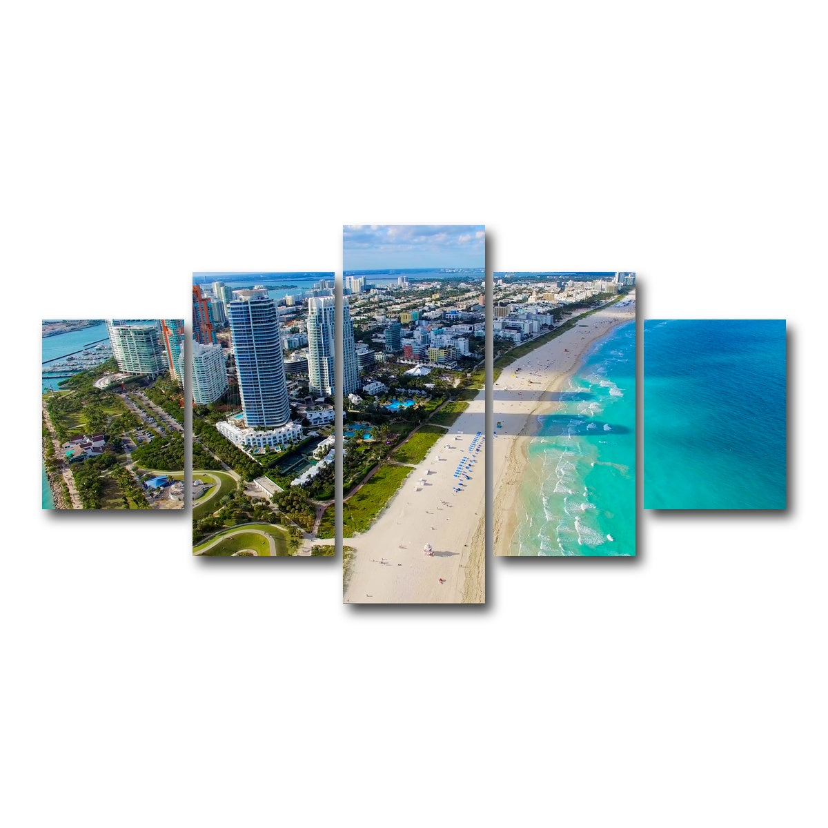 AUTO-MOCKUP WHITE | South Beach | 5 Piece | Gallery Wrap Canvas | group=5_short