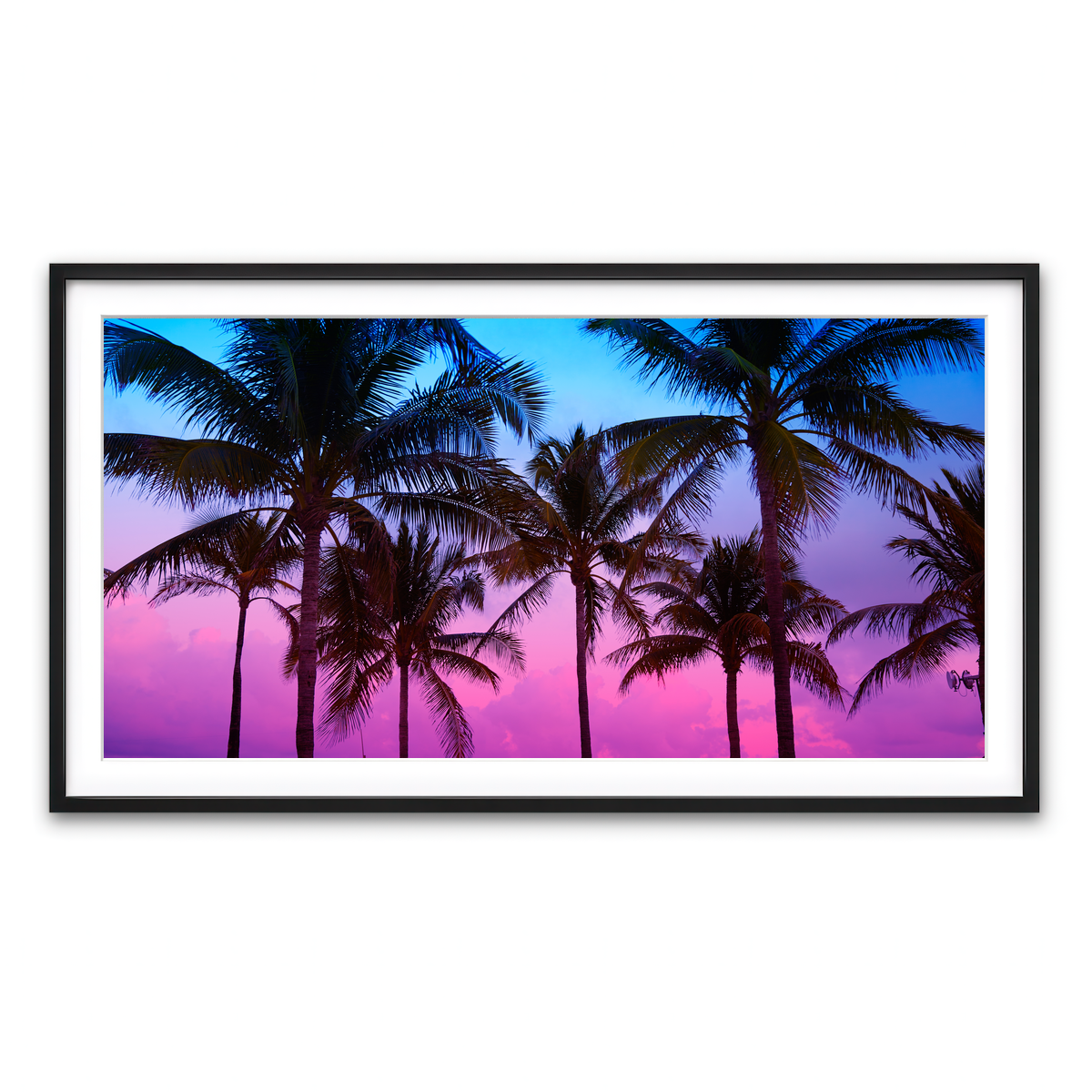 Framed Print 2x1 Black