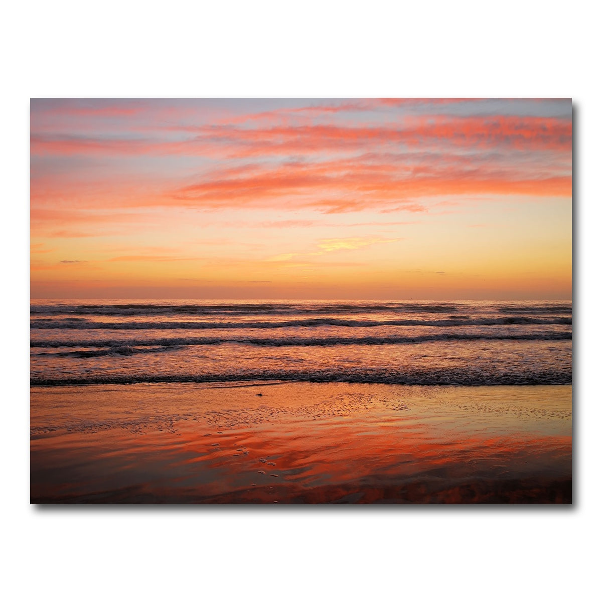 AUTO-MOCKUP WHITE | South Padre Island Beach | 1 Piece | Gallery Wrap Canvas | group=4x3