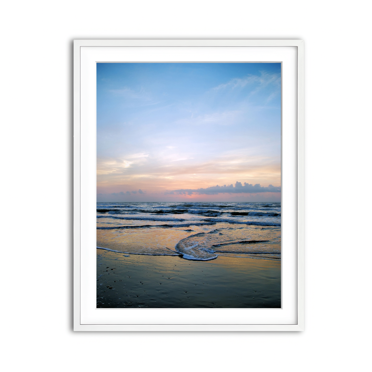 Framed Print 3x4 White