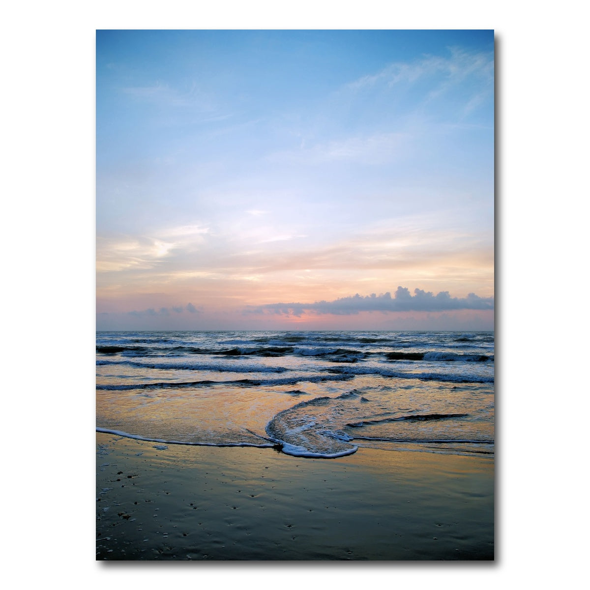 AUTO-MOCKUP WHITE | South Padre Island sunrise | 1 Piece | Gallery Wrap Canvas | group=3x4