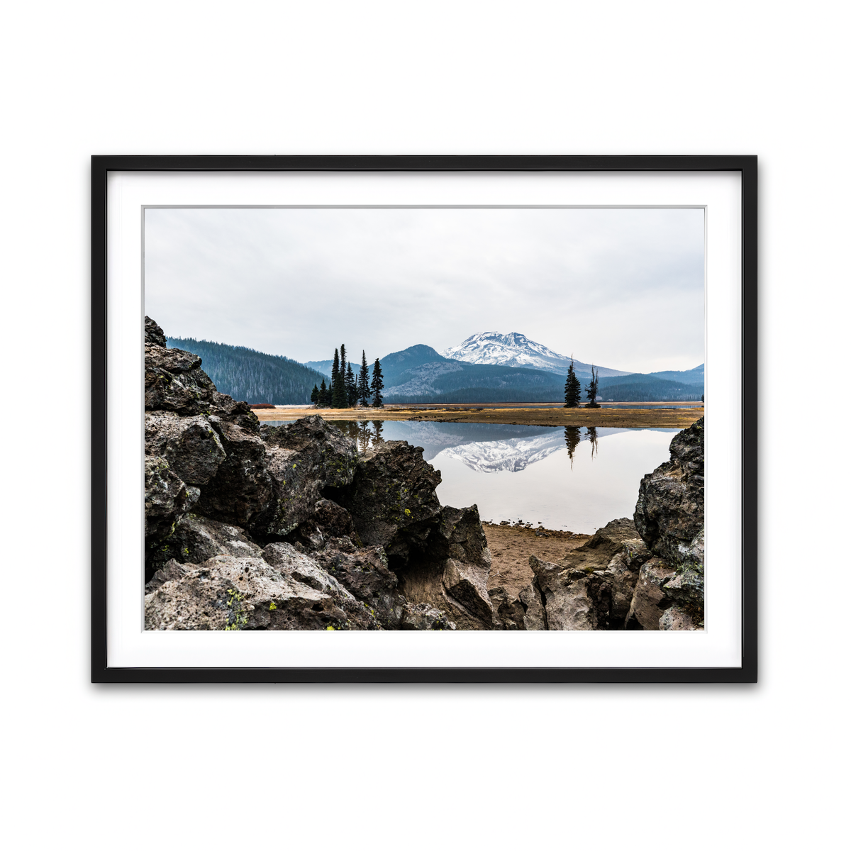 Framed Print 4x3 Black