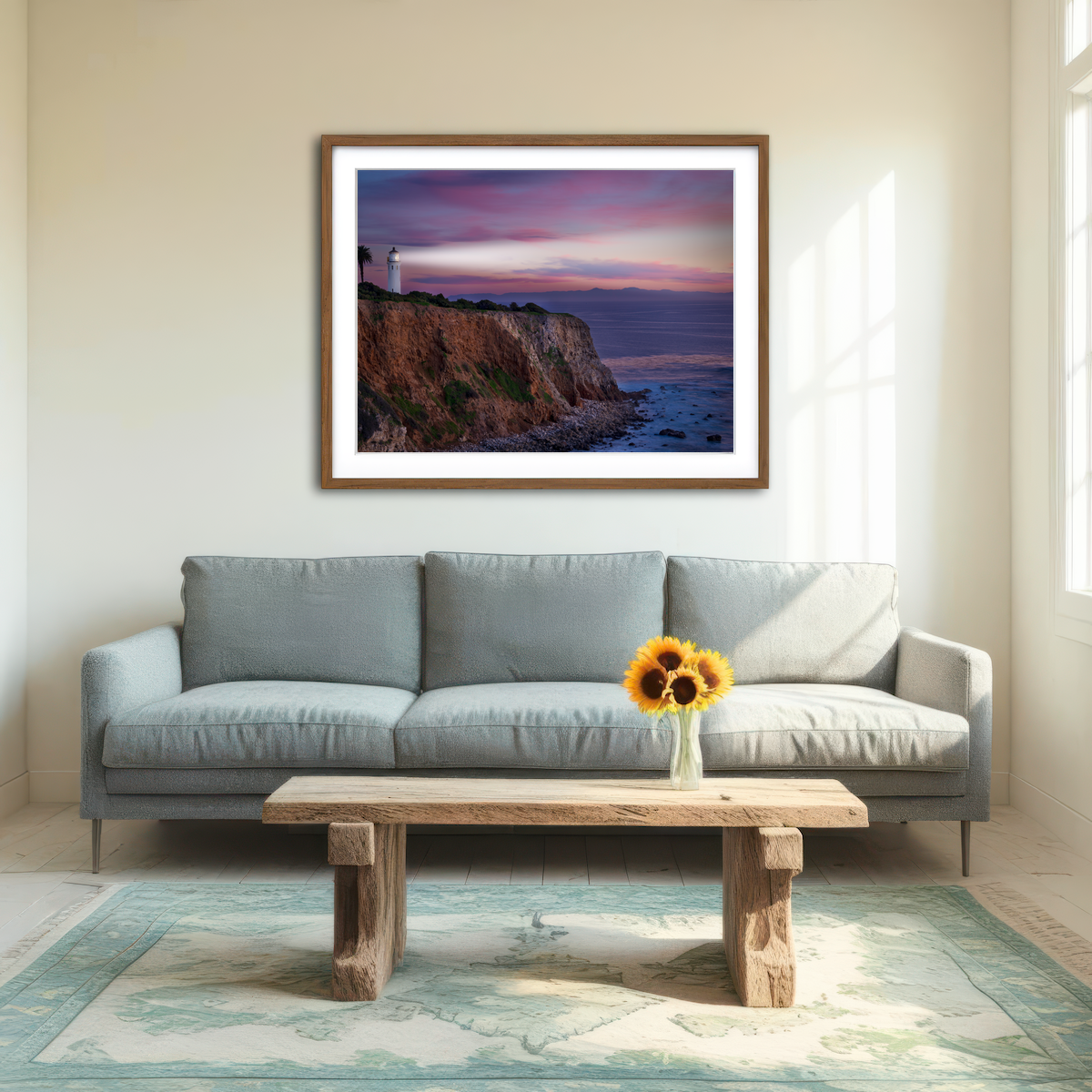 AUTO-MOCKUP ROOM | Southern California Lighthouse Wall Art