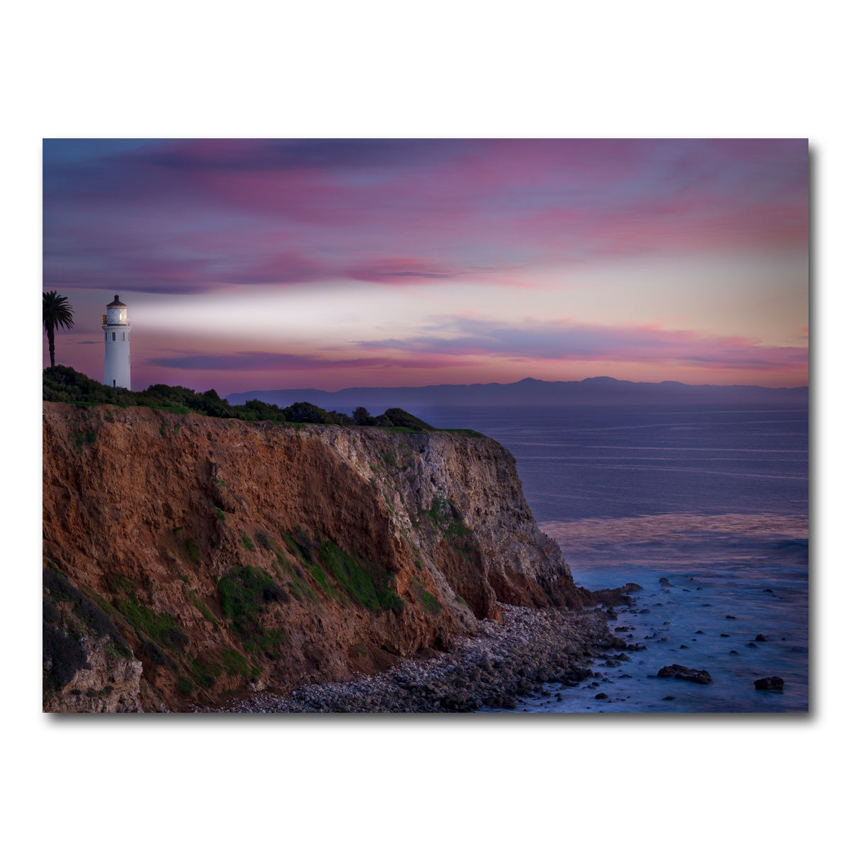 AUTO-MOCKUP WHITE | Southern California Lighthouse | 1 Piece | Gallery Wrap Canvas | group=4x3
