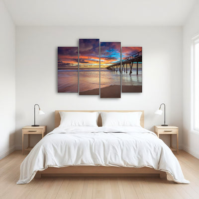 AUTO-MOCKUP ROOM | Southern California Pier at Sunset