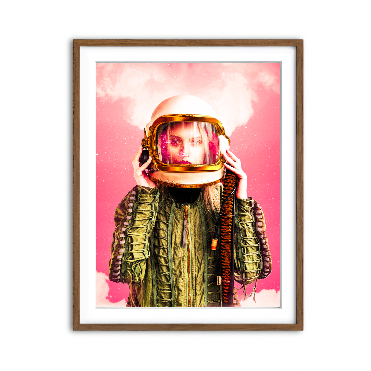 Framed Print 3x4 Walnut