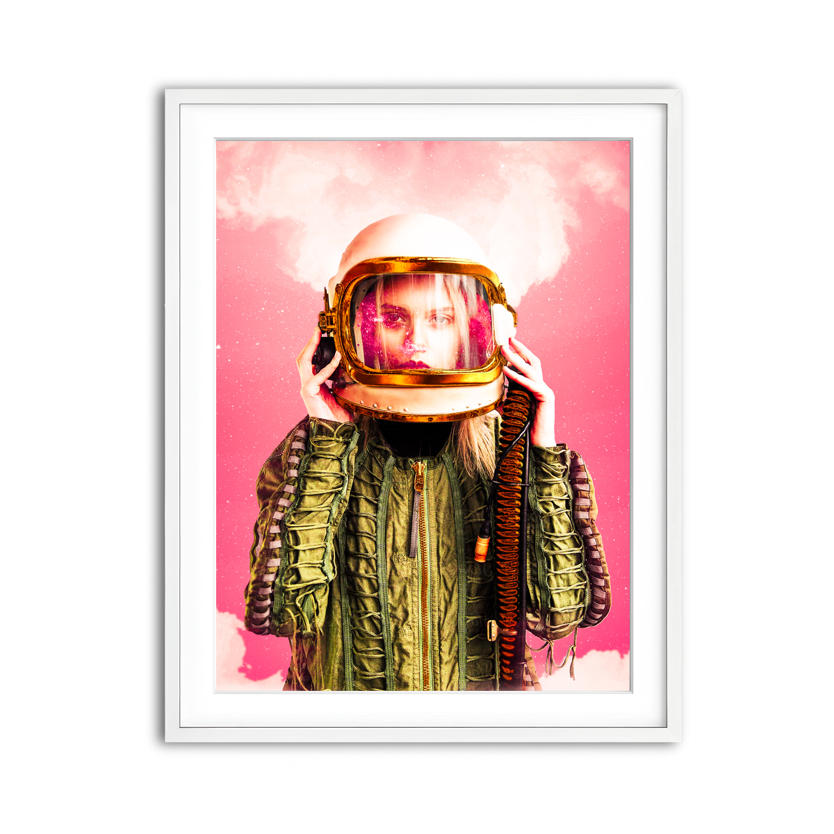 Framed Print 3x4 White