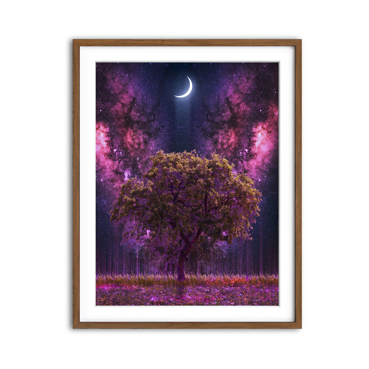 Framed Print 3x4 Walnut