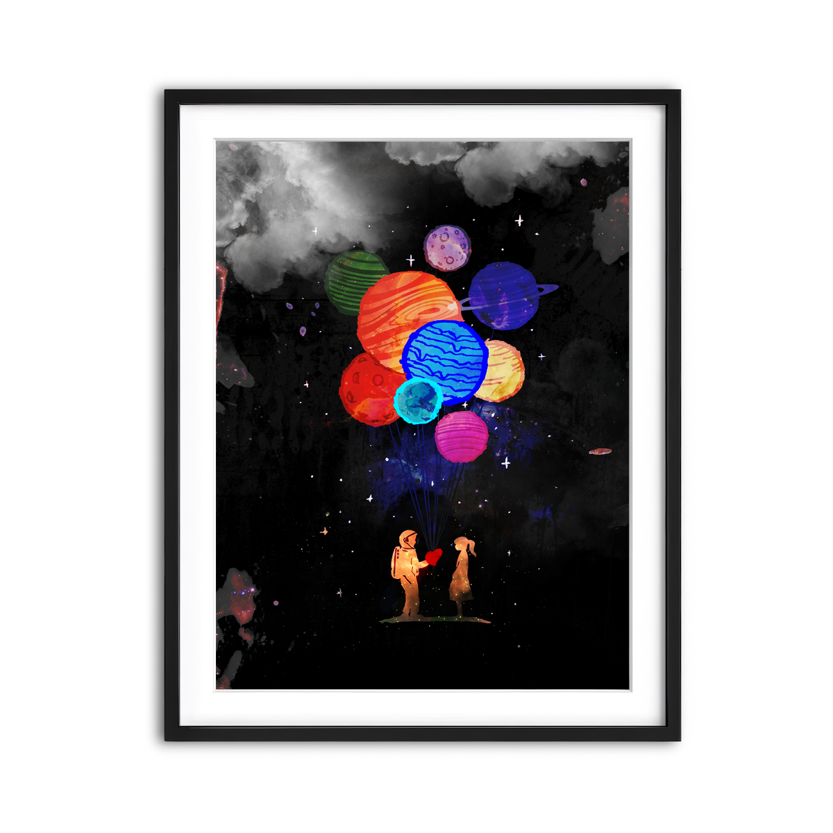 Framed Print 3x4 Black