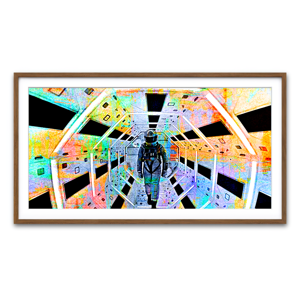 Framed Print 2x1 Walnut