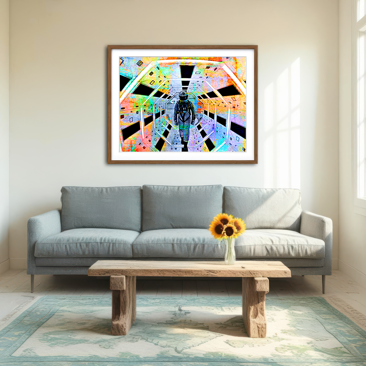 AUTO-MOCKUP ROOM | Space Odyssey Wall Art