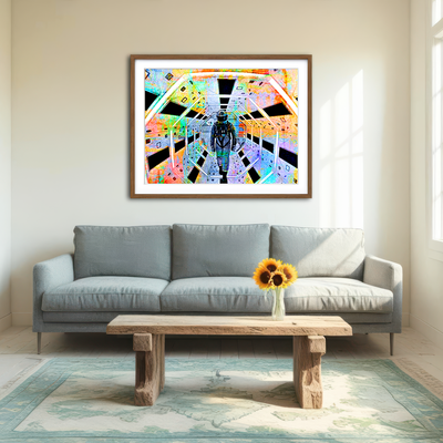 AUTO-MOCKUP ROOM | Space Odyssey Wall Art