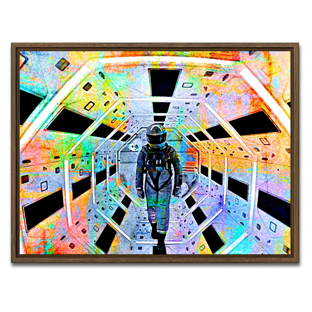 AUTO-MOCKUP WHITE | Space Odyssey | 1 Piece | Walnut Framed Canvas | group=4x3